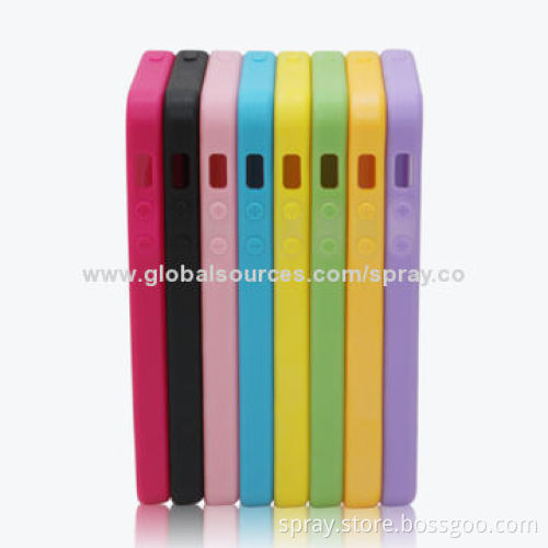 Dual Injection TPU PC Cases for iPhone 5S, Different Colors Available
